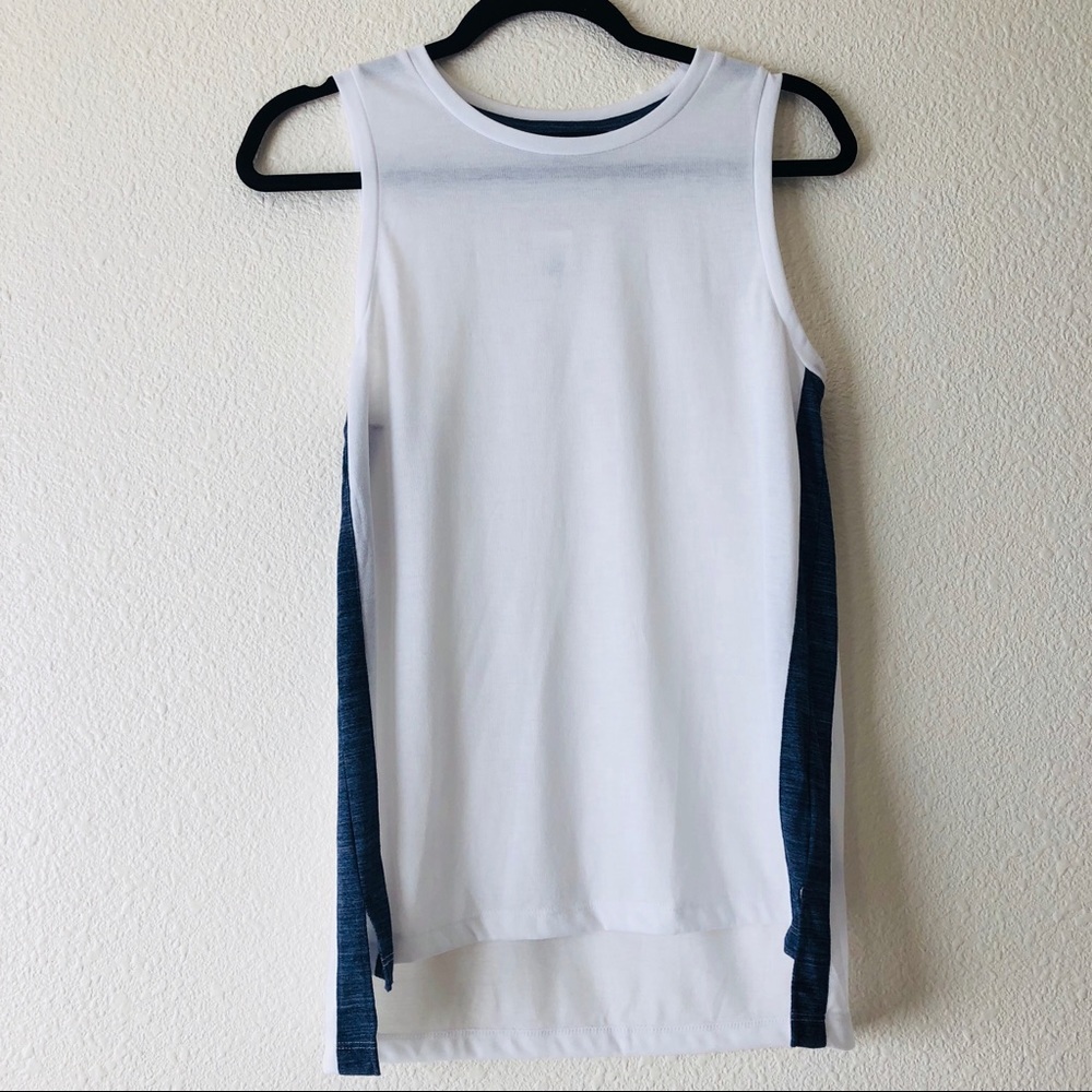Banana Republic Color Block White Tank Top - Picture 3 of 5